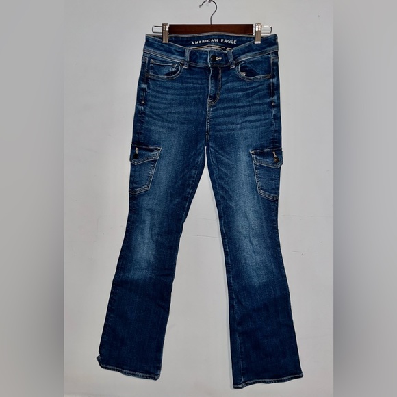 American Eagle Outfitters Denim - American Eagle Outfitters Cargo Kick Boot Jeans sz 4
